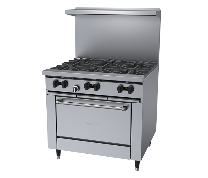 SunFire X36-6 X-Series 36" Open Burner Range